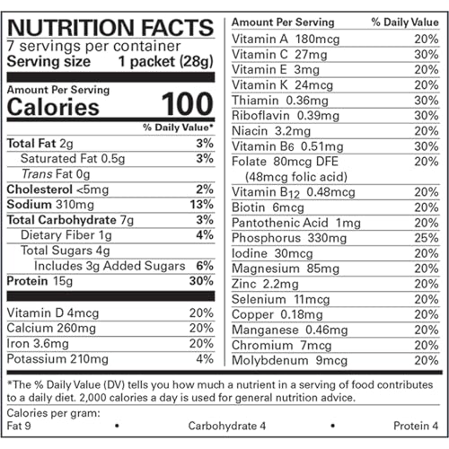 Image of ProteinWise - Chocolate Peanut Butter Pudding & Shake Meal Replacement - 7 /Box