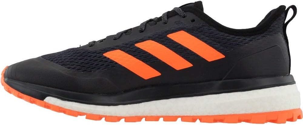 adidas Men's Response Boost Trail Running Boot - Black/Hi-res Orange/Hi-res Blue, 10.0