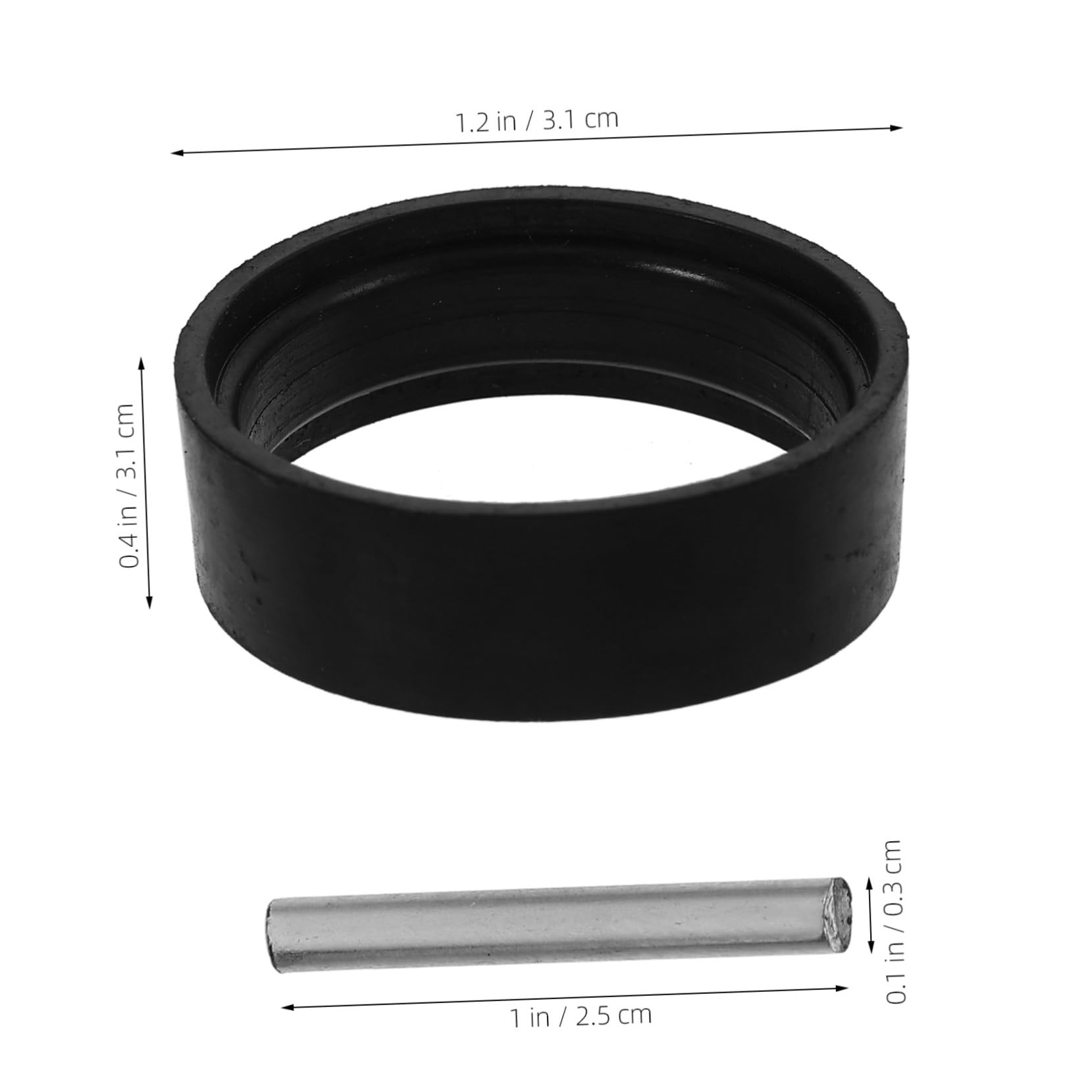 Unomor 5 Sets Impact Retaining Ring Impact Wrench Retainer Rings Impact Wrench and Rings Making Size Cover Installation Large Wrenches Impact Wrench Socket Retainer Gasket O- Iron