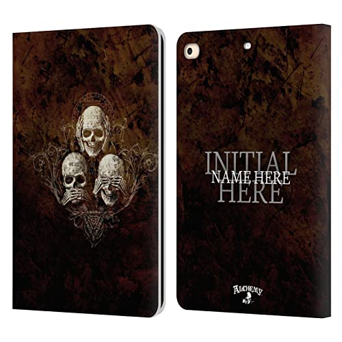 Housse iPad 9.7 Three Skull Alchemy Gothic personnalisable pour protéger votre tablette au quotidien