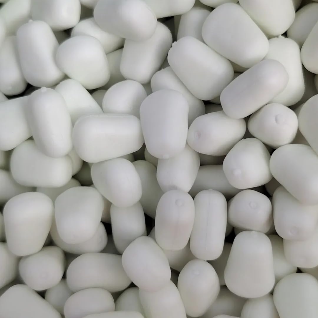 End Tackle Pop-Up Artificial Maize - Corn Bait, Buoyant, for Carp Fishing (50, White, Maize)
