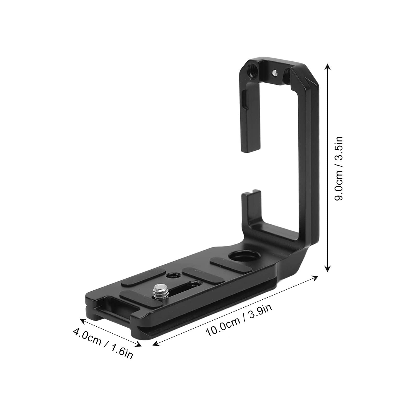 Placa en L de Liberación Rápida para Cámara, Cámara DSLR, Soporte en L de Aleación de Aluminio, Trípode de Conmutación Horizontal Vertical, Placa de Liberación Rápida, Compatible con Cámara Digital A1
