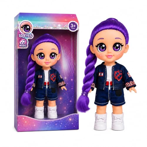 26CM Singing Doll with 5D Eyes Fashion Character Doll For Birthday Gifts