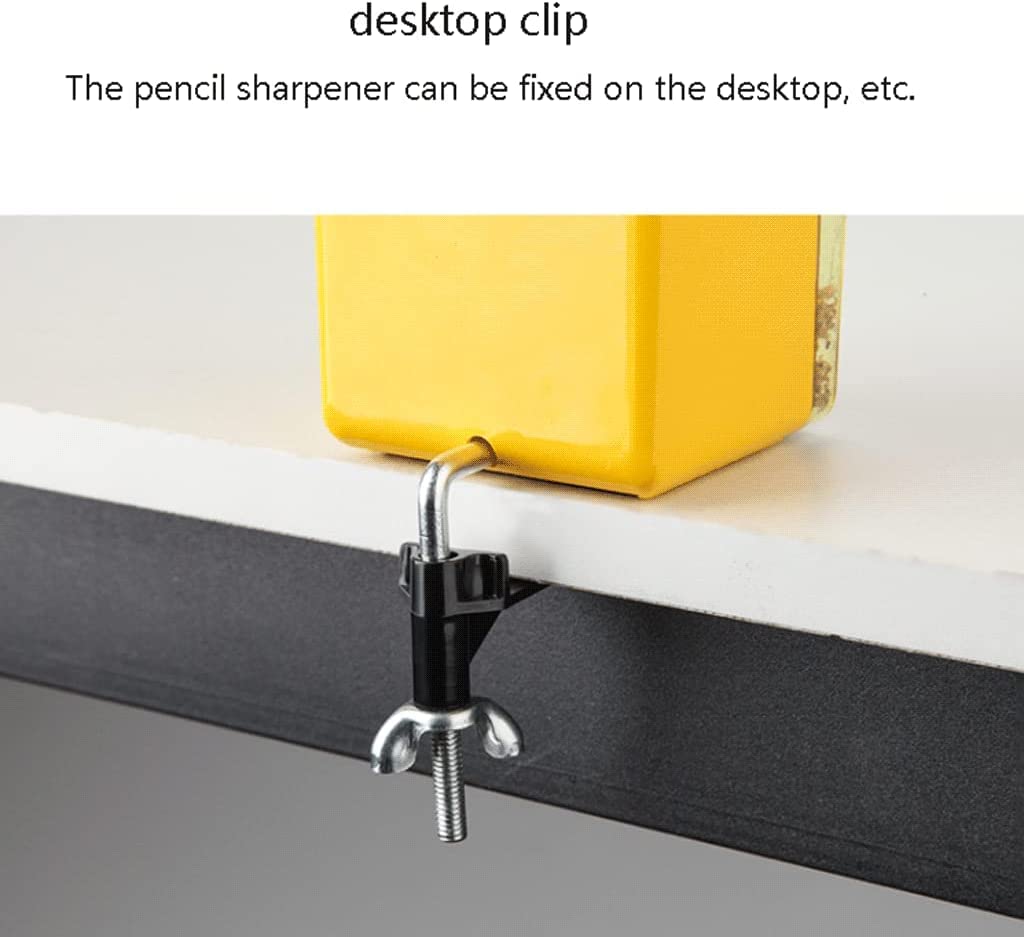 Temperamatite Vassoio per trucioli per la Scuola Temperamatite Multifunzionale Manuale Grande capacità Custodia Rimovibile Trasparente Forniture di cancelleria Arte