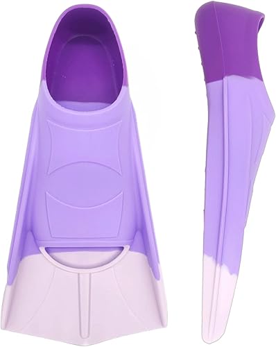 Miniatura 115 de Aletas de natación para niños, cómodas aletas de silicona para nadar y bucear, tamaño adecuado para principiantes, niños, niñas, niños y adultos