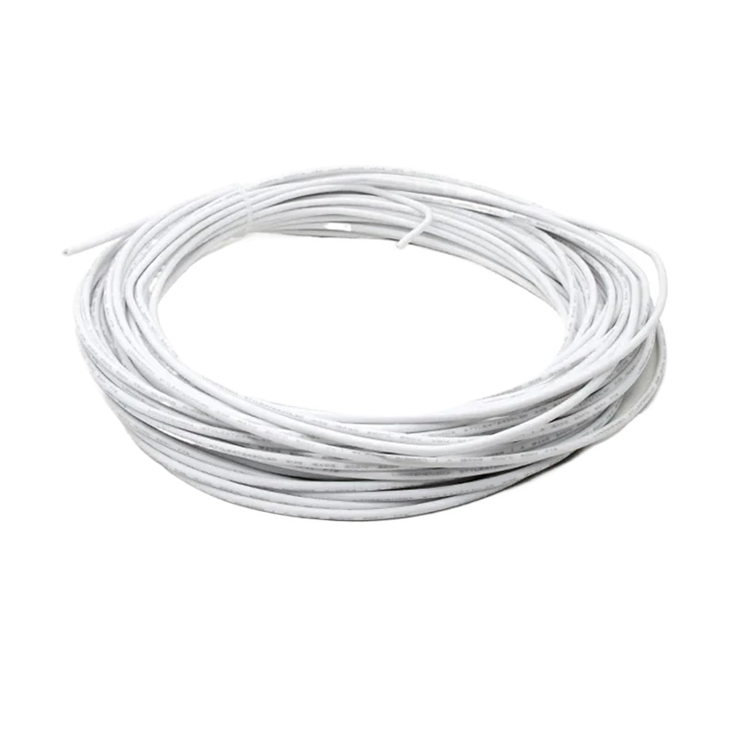 1/5/10/20M 30 28 26 24 22 20AWG UL3135 Silicone Wire Flexible Heat-Resistant Tinned Copper Electric Cable DIY LED Lamp Lighting(White,10 Meters_26AWG)