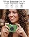 TUOOUT Silicone Case for PIXPRO C1 Digital Camera with with Removable Lens Cover and Screen Protector and a Lanyard for C pixpro PIXPRO C1 Accessories -(Matcha Green)