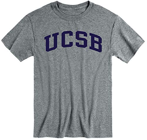 Barnesmith University Of California - Santa Barbara Ucsb Gauchos Short Sleeve Adult Unisex T-Shirt, Classic, Charcoal Grey, Medium #TOP30