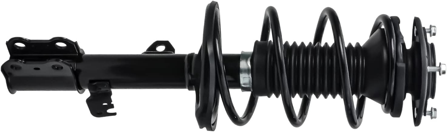 Detroit Axle - Front Right Strut for 2003-2008 Toyota Corolla Passenger Side Ready Strut w/Coil Spring Assembly 2004 2005 2006 2007 Replacement Quick Install Ready Strut Shock Assembly