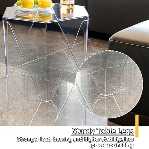 Table centrale simple JATIBOSH table basse acrylique pour ordinateur