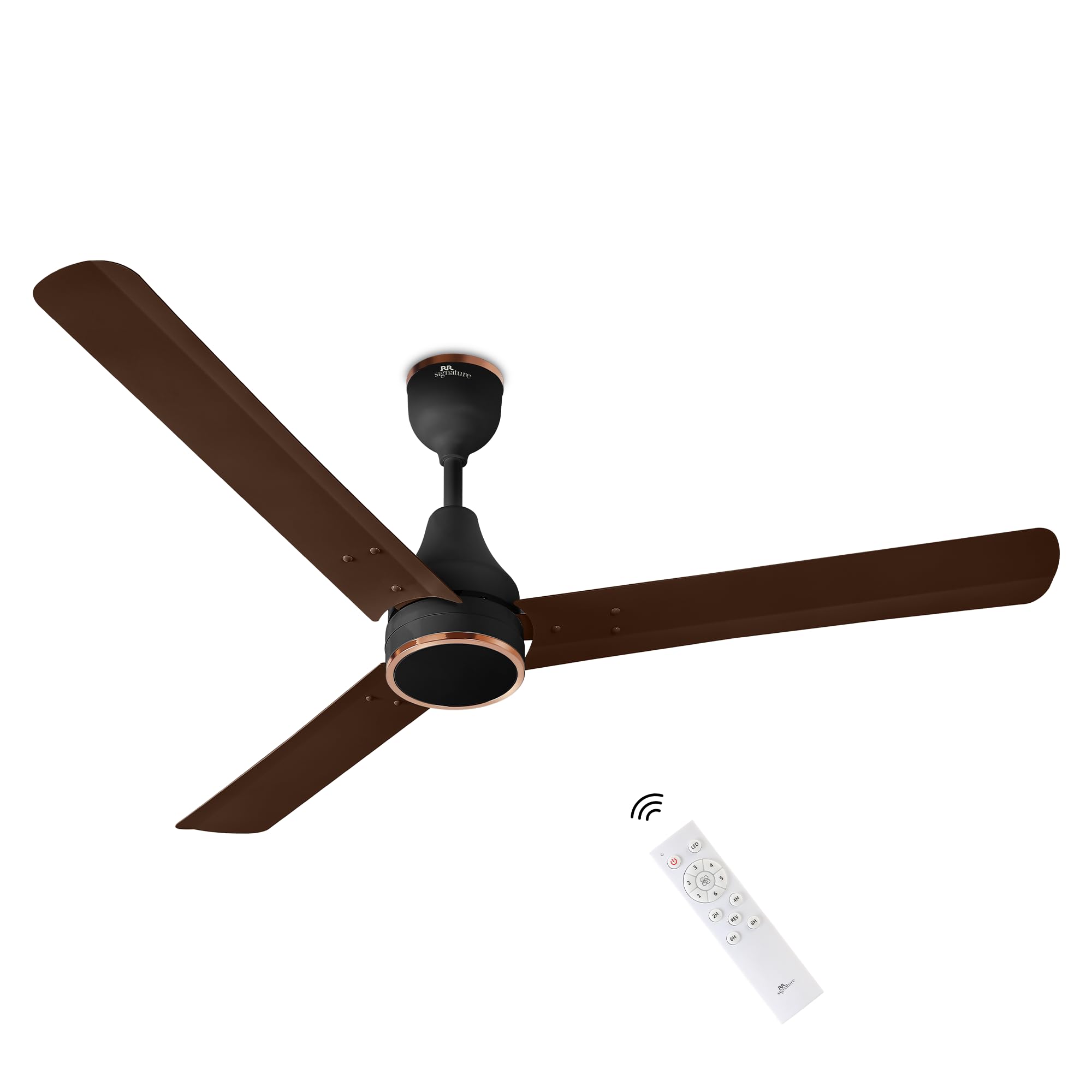 RR Signature NEOAIR 1200mm BLDC Ceiling Fan | 5-Star BEE Rated | Energy Saving up to 60% | Remote Controlled | Low Power Consumption | High Air Delivery | 2-Year Warranty [ALE BROWN]-image-3