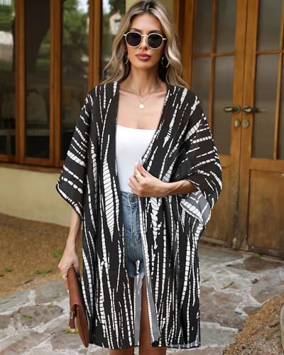 Image of Swimsuit Coverups for Women Sarong Beach Bikini Wrap Sheer Short Skirt Chiffon Scarf for Swimwear