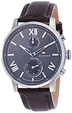 [トミーヒルフィガー]TOMMY HILFIGER 腕時計 ALDEN グレー文字盤 ブラウン革 クォーツ 1791309 メンズ [並行輸入品]