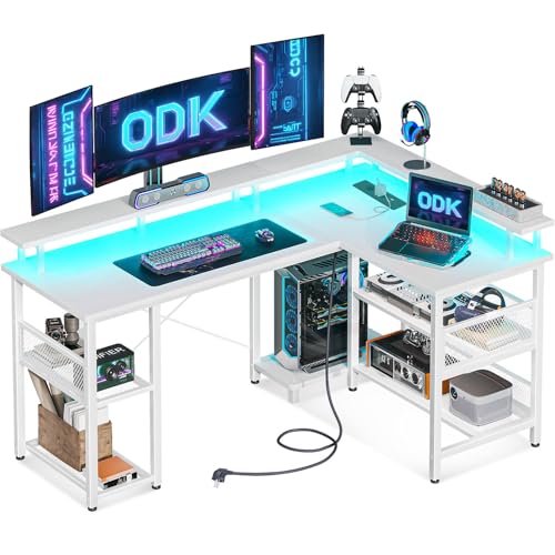 Mesas de Escritorio Blancas 150 Marca ODK