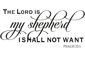 The Lord is My Shepherd: Psalm 23:1 - Wall Decal
