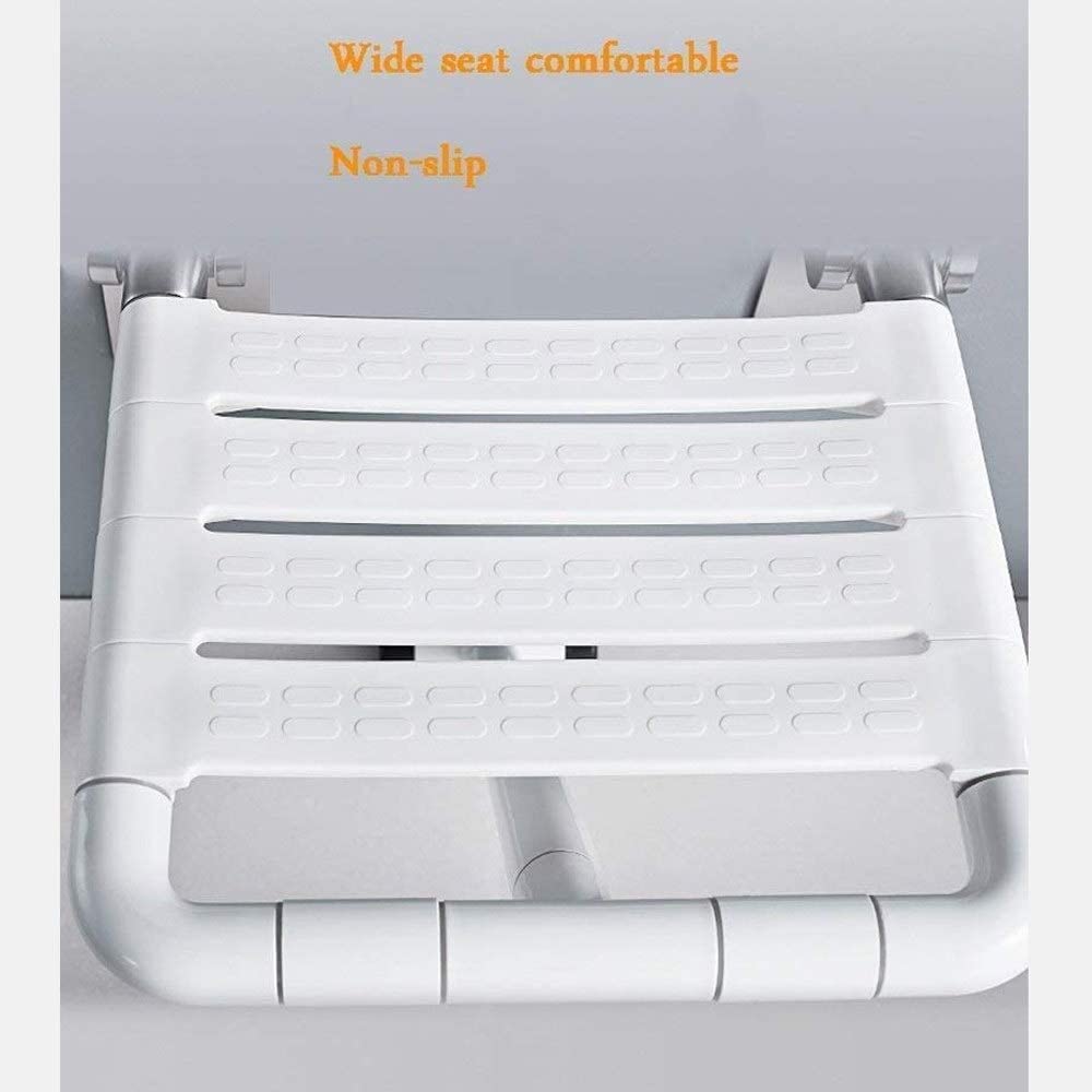 Asiento de Ducha abatible montado en la Pared Taburetes de baño/Ducha Plegables, Base de Acero Inoxidable, Asiento de Ducha montado en la Pared/Silla for Ancianos/discapacitados/Embarazadas, Taburete