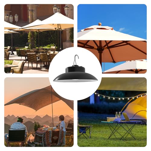 pendant lamp - Seamless Brightness, Solar Wall Lights, Security Lamp Pendant Light | Dimmable Lighting Solar Powered, Outdoor Work Lights, Adjustable Brightness,for Indoor & Outdoor Use – Image 5