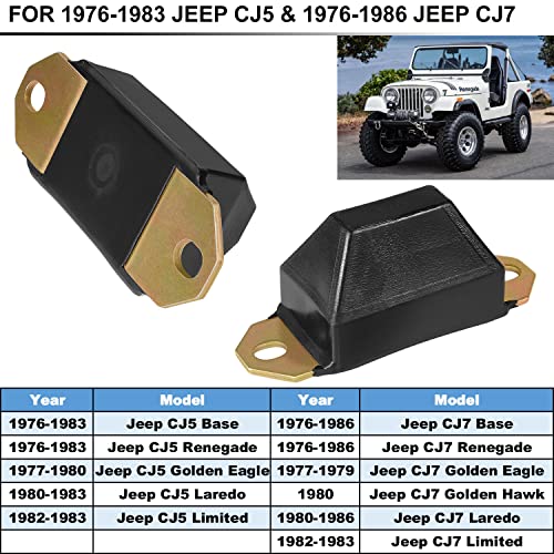 Universal Bump Stop Leaf Spring Bumper Set 9.9137G Fit For Many Cars, Trucks And Suvs, And For 1976-1983 Jeep Cj5 & 1976-1986 Jeep Cj7 #TOP1