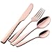 Produktbild Buyer Star 16 Roségold Besteck Set Geschirr Besteckset Tableware Cutlery Set Löffel Teelöffel Gabel Messer Utensilien