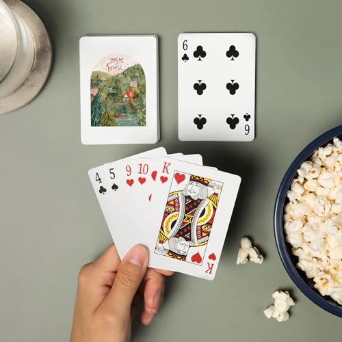 Lantern Press Take Me to The Forest, Baraja de 52 cartas Poker miniatura 2
