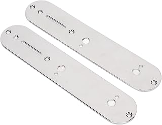 YYQTGG Electric Guitar Control Plate, Silver Coloour Better Sound Quality Metal Guitar Control Plate Part for Playing Instrumentpartsandaccessories