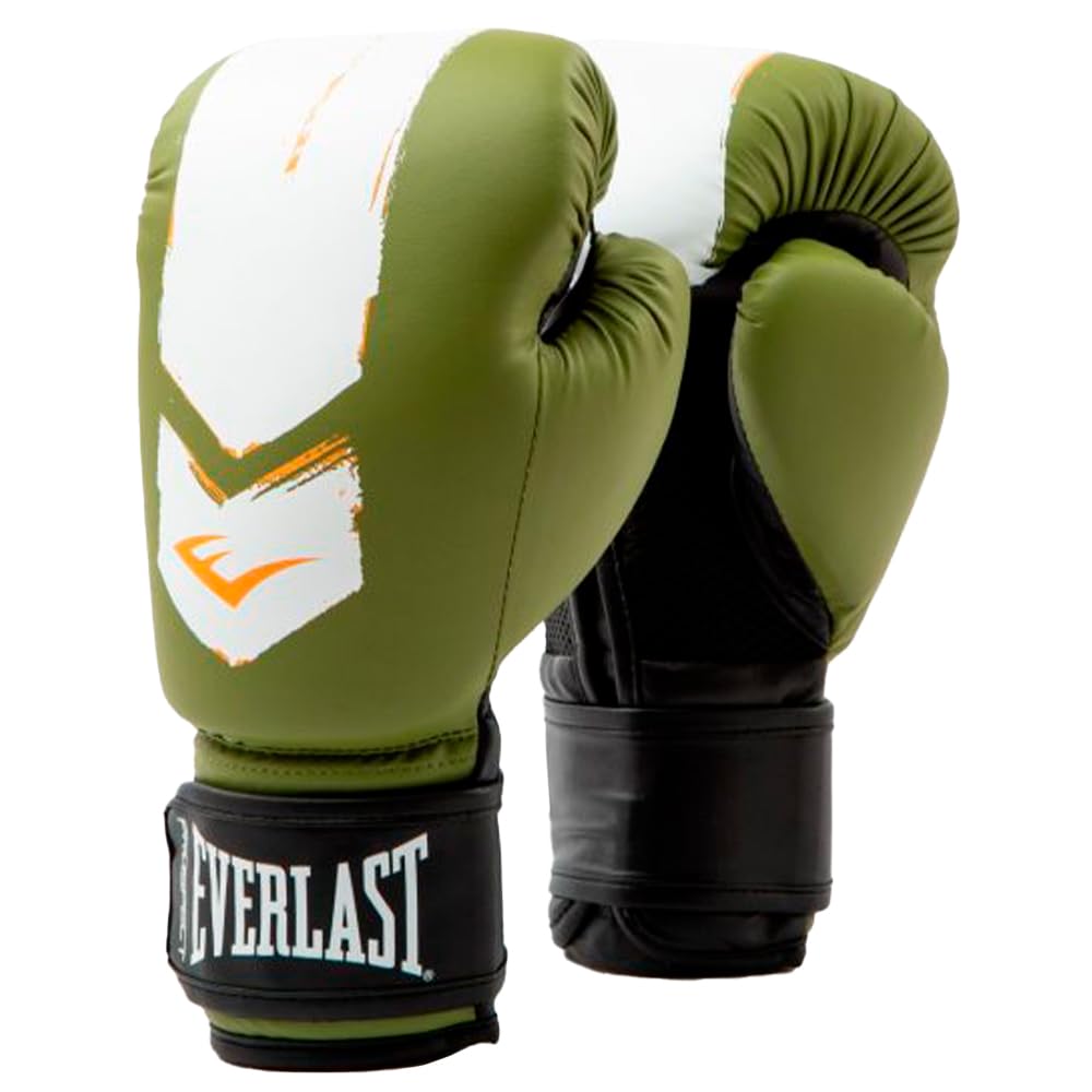 Everlast Prospect 2 Gants de Boxe 6 oz pour Enfants (8-12 Ans), Vert/Blanc – pour Travail au Sac et aux Mitaines, Doublure intérieure Douce