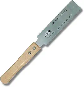 SUIZAN Ryoba Serra de borda dupla 15 cm - Serra japonesa profissional para serrote manual pequeno ferramentas para marcenaria