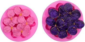 Cake Mold Fondant Cake Tools Flower Hydrangea Cake Decoration Silicone Chocolate Baking Mold 2 Pcs