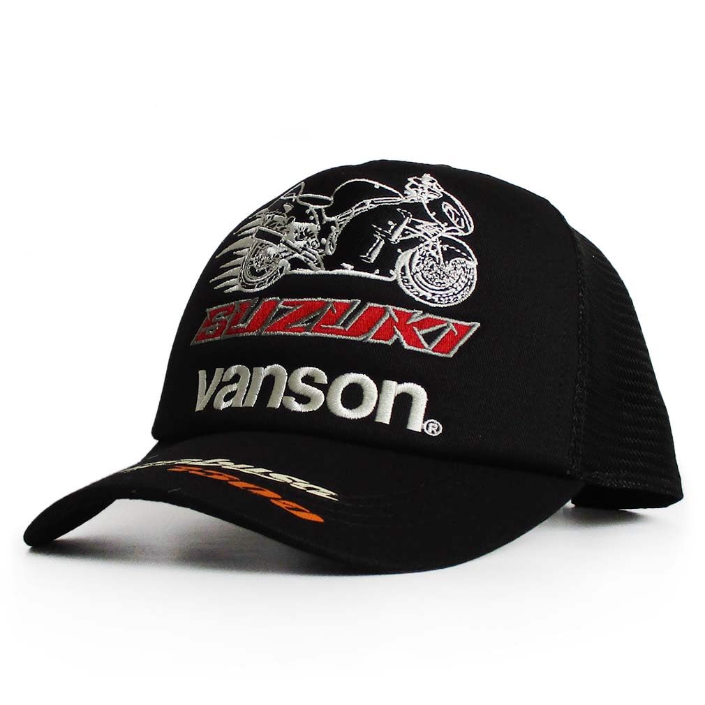 Amazon | [バンソン] スズキ SUZUKI コラボ ツイルメッシュキャップ