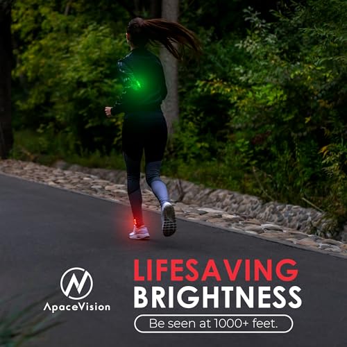 Image of LED Safety Light (2 Pack) - Clip On Strobe /Running Lights for Runners, Dog, Bike, Walking, Boat, Kayak, Stroller and More - High Visibility Accessories for Your Reflective Gear, Bicycle