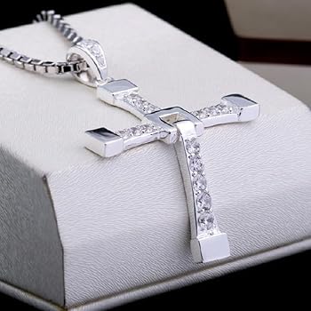 NECKLACE PENDANT CROSS Dominic Toretto Fast and Furious Vin Diesel UK Chain EUR 12,07 - DE