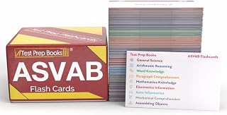 ASVAB Study Cards 2025-2026: ASVAB Prep and Practice Test Questions [Full Color Cards]