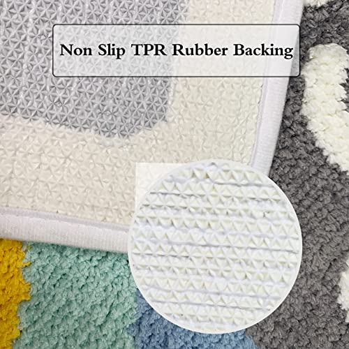 Ustide Cute Bath Rug, Rocket Bath Mat For Kids, Nonslip Bathroom Rug Water Absorbent Bathmat For Kids, Soft Kids Bedroom Decor Door Mat 20''X31.5'' #TOP5