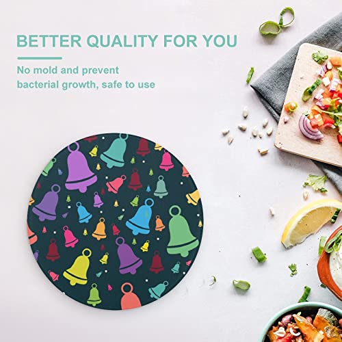 Planche à découper en verre de 20 cm, plateau décoratif de cuisine résistant à la chaleur