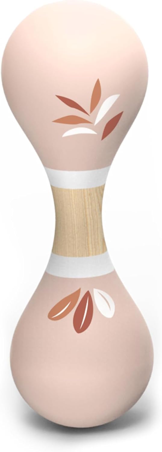 SPEEDY MONKEY Wooden Maracas for Kids | Colorful Maraca Musical Toy | FSC Certified Hand Percussion | Fiesta & Mexican Party Instrument for Toddlers, Pretend Play Rumba Shaker (Color May Vary)