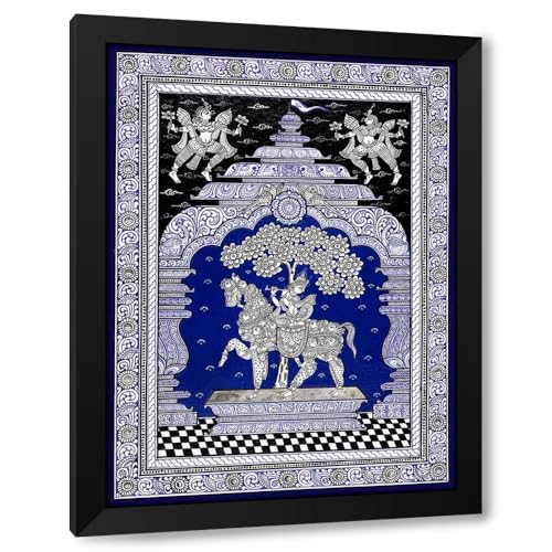 ArtDirect Pattachitra Painting Custom Framed Art Print Giclee Print or Canvas Options with Various Sizes and Customization by Tradelink Inhouse Artist (631324)