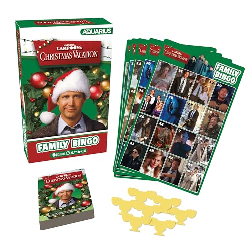 Aquarius Christmas Vacation Family Bingo Game, National Lampoon Holiday Movie