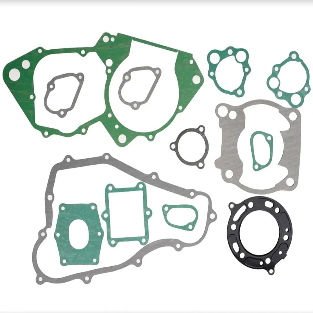 Compatible with CR250R 1986 Motorcycle Engine Crankcase Clutch Cover Cylinder Head Gasket Universal Fit Kit Set