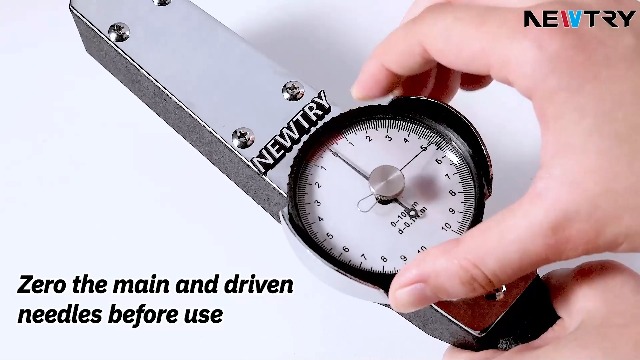NEWTRY Dial Torque Wrench with Sockets Set (4-14mm), 1-10N.m