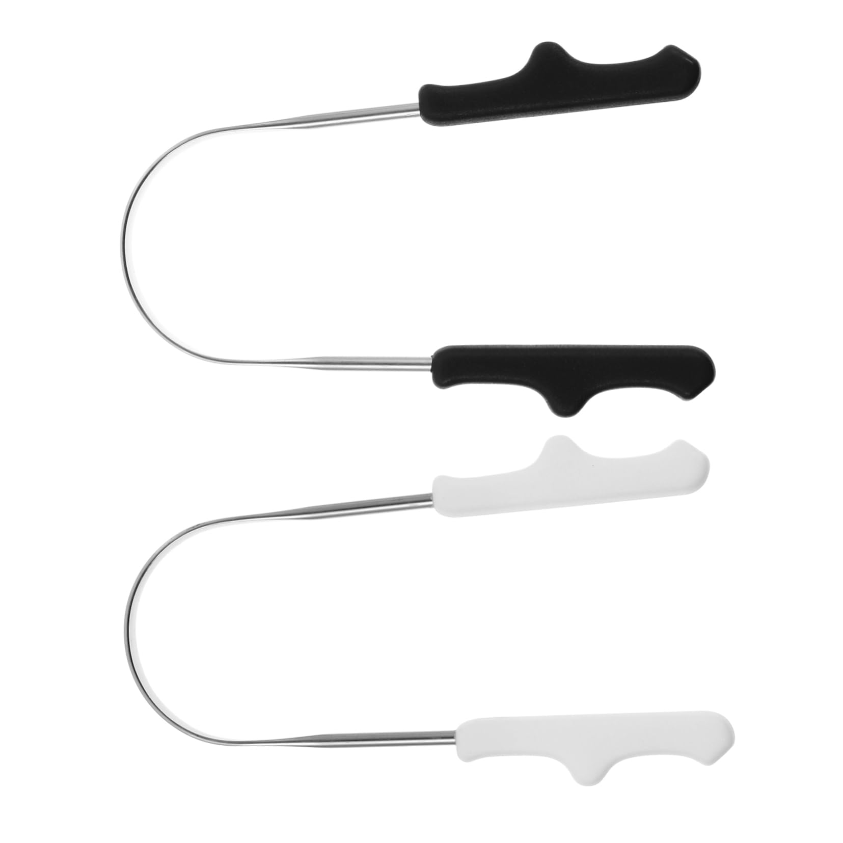 ARTSEWPLY 2Pcs Scraping Tool U Shape Oral for Adults Ergonomic Design Durable Easy to Carry for Travel Daily Use