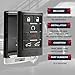 Key Fob Keyless Entry Smart Remote Shell Case & Pad fits Cadillac 2007-2014 Escalade