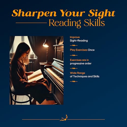The Best Practice Techniques for Piano Beginners 17 Progressive Sight Reading Exercises for Piano by Hannah Smith | Sheet Music for Sight Reading Practice | Piano Technique Book for Students and Teachers | Sight Reading Songbook for Intermediate Level #2