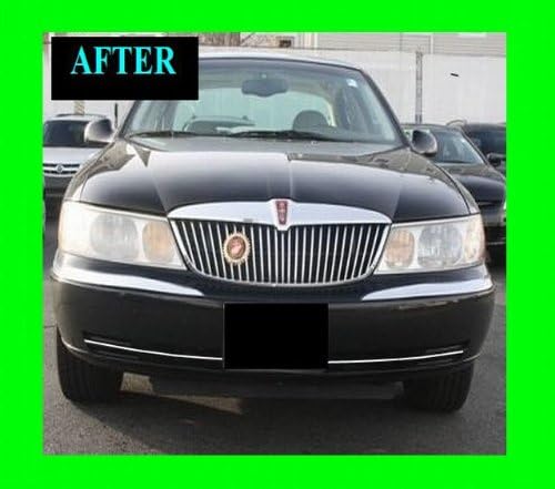 fits 1998-2002 Lincoln Continental Lower Chrome Grille Grill KIT 1999 2000 2001 98 99 00 01 02 Limited Executive