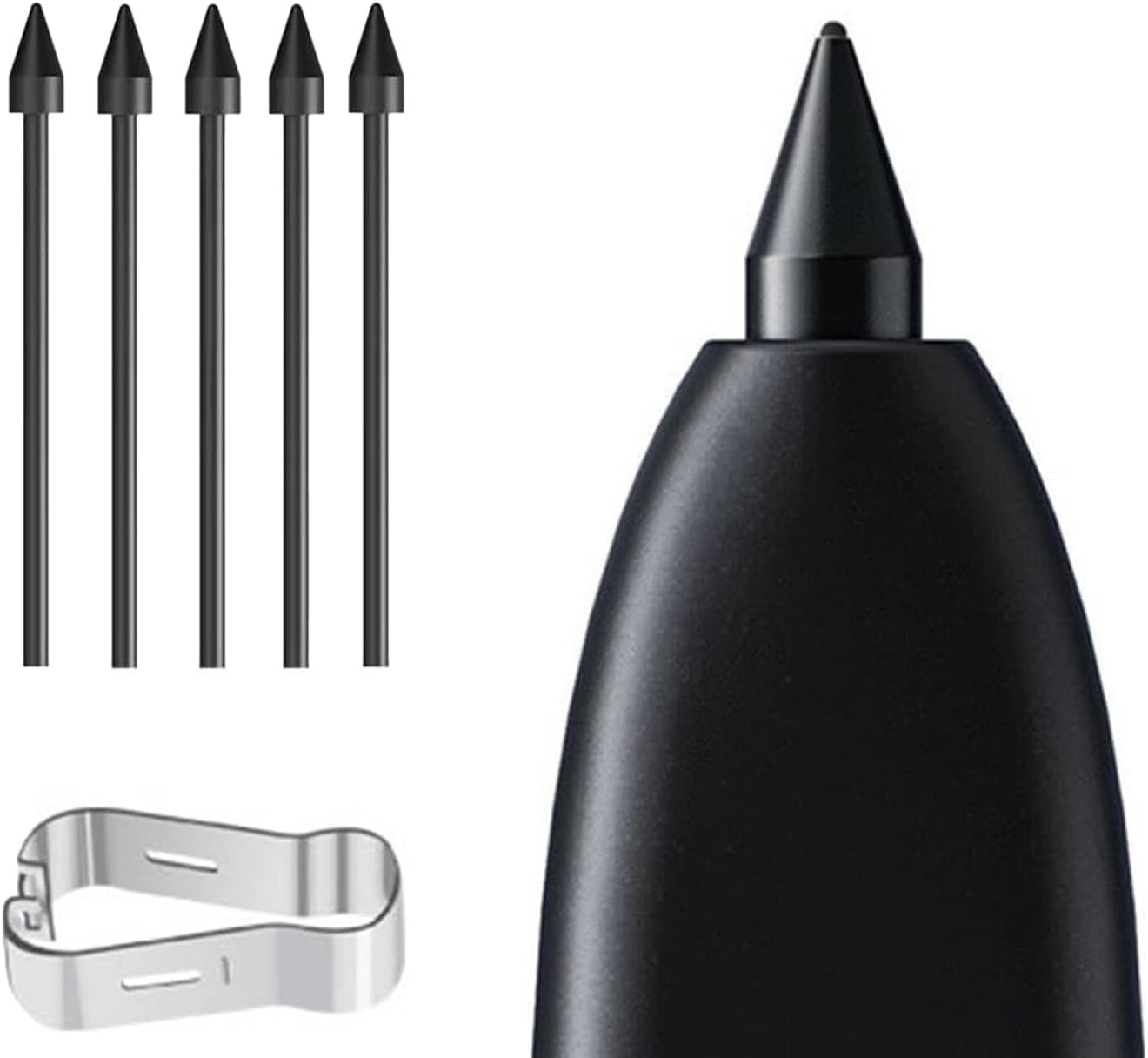 Dakexiong 5 Pcs Black Galaxy Tab S9 Plus S Pen Tips Compatible For Samsung Galaxy Tab S9 Ultra S Pen Nibs With Tools For Galaxy Tab S9 FE Stylus Pen Nibs Replacement