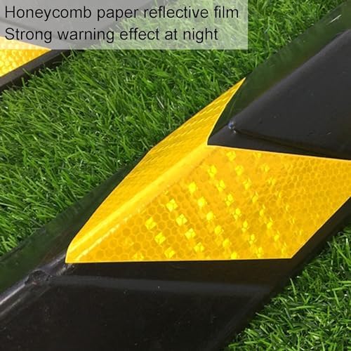 L-Shape Garage Column Protector - Rubber Corner Guards for Parking Safety, Car Corner Guardrail Stopper, Ideal for Protecting Parking Spaces and Warehouses