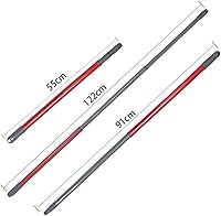 Vista 4 de Mango de repuesto para trapeador giratorio, 3 secciones de 22 a 48 pulgadas, mango telescópico para mopa giratoria Vileda O-Cedar Easywring