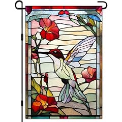 Spring Summer Hummingbird Garden Flag