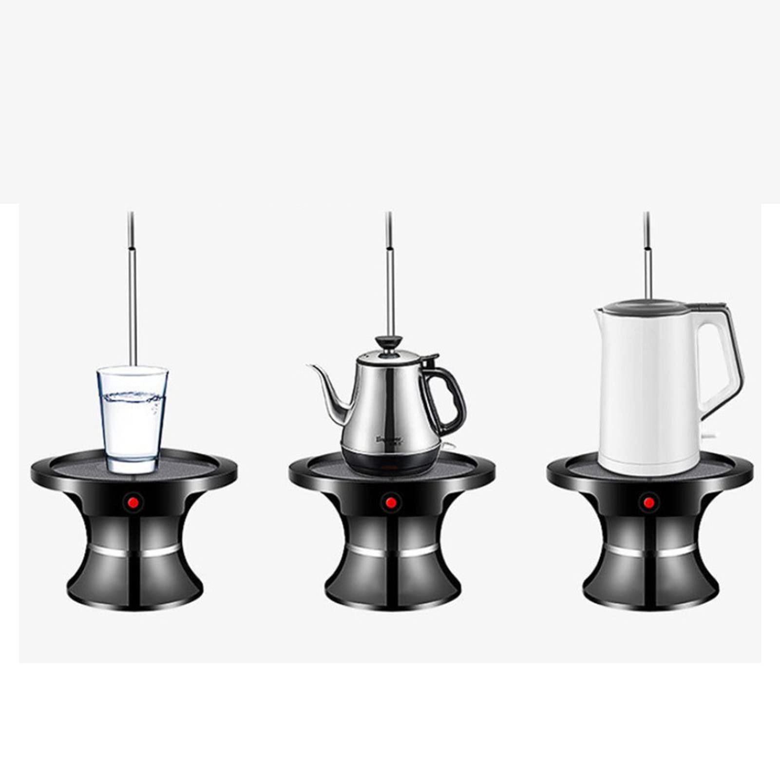 MINGZHE Water Bottle Pump Electric Water Dispenser Pump Rechargeable Strong Power Fast Outflow Low Noise Large Tray Drinking Water Pump Water Bottle Dispenser