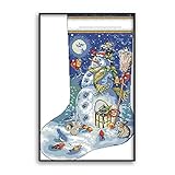 Funchey Stamped Cross Stitch Kits Beginners Full Range of Embroidery Starter Kits for Adults Printed