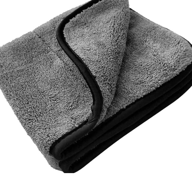 Image of Auto Hub 800 GSM, Microfiber Double Layered Cloth 40x40 cm 3 Piece Cloth Set, Extra Thick Microfiber Cleaning Cloths Perfect for Bike, Auto, Cars Both Interior and Exterior (Assorted) Mix Color